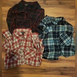 Bundle Of Eddie Bauer Flannels